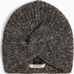 Akcesoria damskie: Pieces - Czapka damska – Furbi, czarny
