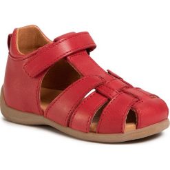 Sandały FRODDO - G2150113-3 S Red. Czerwone sandały dziewczęce Froddo, ze skóry, bez zapięcia. Za 249,00 zł.