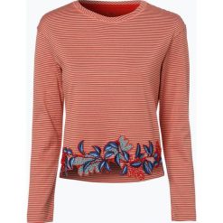 Marc Cain Collections - Koszulka damska, czerwony. Czerwone koszulki damskie marki Marc Cain Collections, w paski, bez kołnierzyka. Za 379,95 zł.