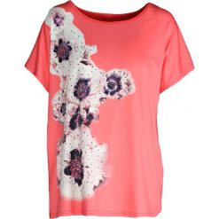 Bluzki damskie: Różowy T-shirt Cinnamon