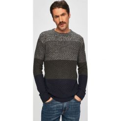 Brave Soul - Sweter. Szare swetry męskie Brave Soul, m, bez wzorów, z bawełny, z okrągłym kołnierzem, bez kaptura. W wyprzedaży za 49,90 zł.