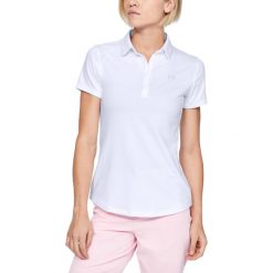 Under Armour Zinger Polo Koszulka Biały. Białe koszulki damskie Under Armour, m, bez wzorów, z elastanu, polo, bez rękawów. Za 274,95 zł.