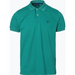 Gant - Męska koszulka polo – Rugger, zielony. Zielone koszulki polo męskie marki GANT, m, z bawełny. Za 249,95 zł.