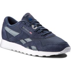 Buty Reebok - Cl Nylon Om CM9992 Smky Indigo/Astrd Dust. Niebieskie buty sportowe damskie Reebok, na co dzień, bez wzorów, ze skóry, eleganckie, bez zapięcia. W wyprzedaży za 199,00 zł.