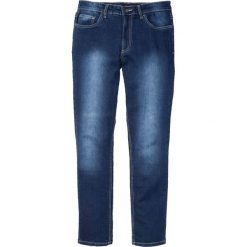 Dżinsy ze stretchem Skinny Fit Straight bonprix niebieski "stone”. Niebieskie jeansy męskie bonprix, m, bez wzorów. Za 109,99 zł.