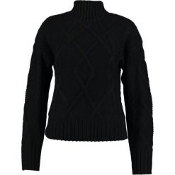 Swetry klasyczne damskie: GAP CROP MOCK CABLE Sweter black