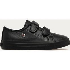 Big Star - Tenisówki dziecięce. Czarne trampki dziewczęce BIG STAR, bez wzorów, z gumy, bez zapięcia. Za 129,90 zł.