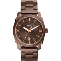 Zegarek FOSSIL - Machine FS5370 Brown/Brown. Pomarańczowe zegarki męskie marki Fossil, ze stali. W wyprzedaży za 499,00 zł.
