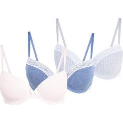 Biustonosze bardotka: Zalando Essentials 3 PACK Biustonosz z fiszbiną blue/pink/grey