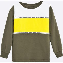 Name it - Bluza dziecięca 104-152 cm. Zielone bluzy chłopięce marki Name it, bez wzorów, z elastanu, bez rękawów, bez kaptura. W wyprzedaży za 39,90 zł.