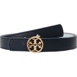 Paski damskie: Tory Burch REVERSIBLE LOGO BELT Pasek royalnavy/ saltzer