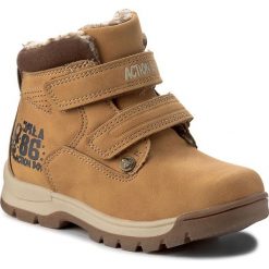 Buty zimowe chłopięce: Trapery ACTION BOY – CP07-17011-02 Miodowy