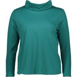 Koszulka w kolorze morskim. Niebieskie t-shirty damskie Benetton, xs, z bawełny, z golfem, z długim rękawem. W wyprzedaży za 58,95 zł.
