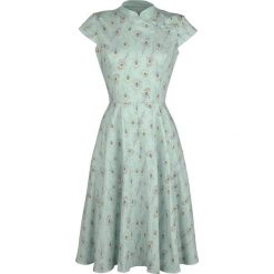 Dancing Days Pastel Peacock Dress Sukienka jasnoniebieski. Niebieskie sukienki damskie marki Dancing Days, xl, bez wzorów, z materiału, bez kołnierzyka, bez rękawów. Za 151,90 zł.