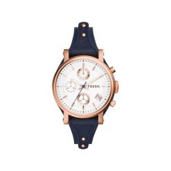 Fossil - Zegarek ES3838. Niebieskie zegarki damskie Fossil, ze stali. Za 579,90 zł.