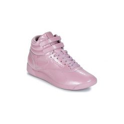 Buty Reebok Classic FREESTYLE HI. Fioletowe trampki i tenisówki damskie Reebok Classic, bez wzorów, bez zapięcia. Za 219,50 zł.