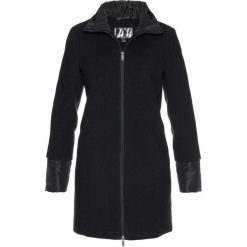 Krótki płaszcz bonprix czarny. Czarne płaszcze damskie bonprix. Za 239,99 zł.