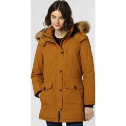 Marie Lund - Parka damska, żółty. Żółte parki damskie Marie Lund, bez wzorów, prążkowane, bez kaptura. Za 589,95 zł.