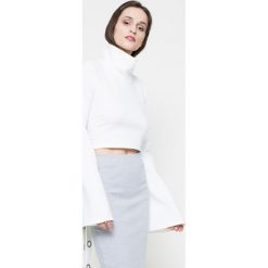 Missguided by Jourdan Dunn - Bluzka. Białe bluzki damskie marki Missguided, na co dzień, bez wzorów, z elastanu, casualowe, z golfem, bez rękawów. W wyprzedaży za 69,90 zł.