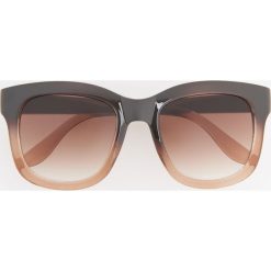 Okulary przeciwsłoneczne - Brązowy. Pomarańczowe okulary przeciwsłoneczne damskie marki Reserved. Za 39,99 zł.