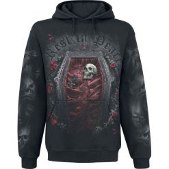 Spiral Rest In Peace Bluza z kapturem czarny. Czarne bluzy męskie marki Spiral, l, z nadrukiem, z kapturem, bez rękawów, z kapturem. Za 164,90 zł.