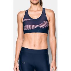 Biustonosze sportowe: Under Armour Biustonosz Armour Mid Printed fioletowo-różowy r. XS (1307967-980)