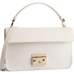Body torebki FURLA - Metropolis 985391 K K578 ARE Petalo. Białe torebki klasyczne damskie Furla, z aplikacjami, ze skóry, klasyczne, zdobione, bez dodatków. Za 1425,00 zł.