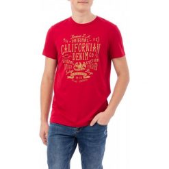 T-shirty męskie z nadrukiem: Timeout T-Shirt Męski L Czerwony