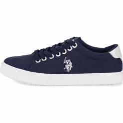 U.S. POLO ASSN. tenisówki męskie JAXON 4082S0/CY1 40 ciemnoniebieskie. Niebieskie trampki męskie U.S. Polo Assn., na lato, bez wzorów, eleganckie, na sznurówki. W wyprzedaży za 199,00 zł.