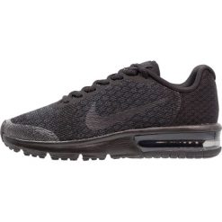 Nike Performance AIR MAX SEQUENT 2 Obuwie do biegania treningowe black. Czarne buty do biegania damskie marki Nike Performance, z materiału. Za 359,00 zł.