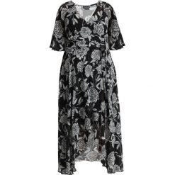 City Chic DRESS Długa sukienka black. Czarne długie sukienki City Chic, z materiału, z długim rękawem. Za 509,00 zł.