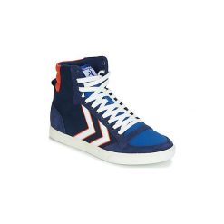 Buty Hummel SLIMMER STADIL HIGH. Niebieskie trampki i tenisówki damskie Hummel, bez wzorów, bez zapięcia. Za 349,00 zł.