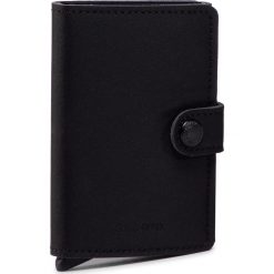 Mały Portfel Męski SECRID - Miniwallet MY Yard Black. Czarne portfele męskie Secrid, bez wzorów, z materiału. Za 229,00 zł.