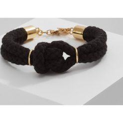 Bransoletki damskie na nogę: Sabrina Dehoff DOUBLE Bransoletka goldcoloured/ black