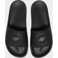 Klapki damskie. Klapki damskie bez wzorów, z jersey, bez obcasa. Za 59,99 zł.