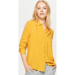 Gładka koszula - Żółty. Żółte koszule damskie Cropp, l. Za 49,99 zł.