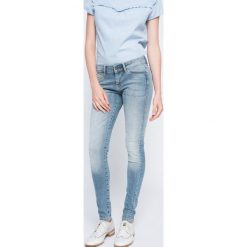 Pepe Jeans - Jeansy. Niebieskie jeansy damskie Pepe Jeans, z obniżonym stanem. W wyprzedaży za 299,90 zł.