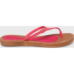 Answear - Klapki Terra Aqua. Brązowe klapki damskie ANSWEAR, bez wzorów, z gumy, bez obcasa. W wyprzedaży za 34,90 zł.