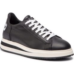 Sneakersy PHILIPPE MODEL - Vendome VELD VP03 Noir Blanc. Czarne półbuty damskie Philippe Model, ze skóry. W wyprzedaży za 769,00 zł.