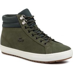 Sneakersy LACOSTE - Straight Setinsualac 3191 Cma 7-38CMA00111X3 Dk Grn/Off Wht. Zielone sneakersy męskie Lacoste, bez zapięcia. W wyprzedaży za 399,00 zł.