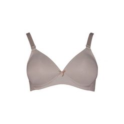 NATURANA Watowany biustonosz dla kobiet karmiących E-Cup kolor naturalny. Szare biustonosze soft cup marki Naturana, z elastanu. Za 89,00 zł.