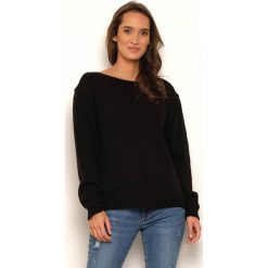 Sweter "Brooklyn" w kolorze czarnym. Czarne swetry damskie Manoukian, s, z wełny. W wyprzedaży za 109,95 zł.
