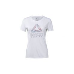 T-shirty z krótkim rękawem Reebok Sport Koszulka Running Essentials Delta Graphic. Białe topy sportowe damskie marki Reebok Sport, s, z krótkim rękawem. Za 99,95 zł.