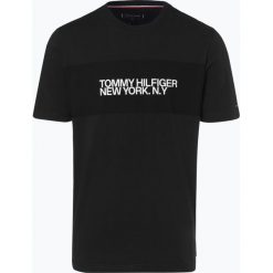 Tommy Hilfiger - T-shirt męski, niebieski. Niebieskie t-shirty męskie TOMMY HILFIGER, xxl, z nadrukiem, bez kołnierzyka. Za 179,95 zł.