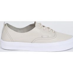 Vans - Tenisówki Authentic Decon. Białe tenisówki damskie marki Vans, ze skóry, na sznurówki. W wyprzedaży za 299,90 zł.