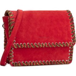 Torebka COCCINELLE - AK1 Flavienne Suede E1 AK1 15 01 01 Coquelicot 209. Czerwone listonoszki damskie marki Coccinelle. W wyprzedaży za 739,00 zł.