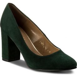 Półbuty damskie: Półbuty SAGAN – 3145 Zielony Welur