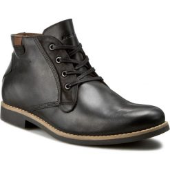 Buty zimowe męskie: Kozaki KRISBUT – 6331A-7-7 Czarny