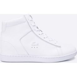 Lacoste - Buty. Szare buty sportowe damskie marki Lacoste, z materiału. W wyprzedaży za 379,90 zł.