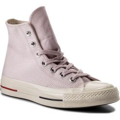 Trampki CONVERSE - Ctas 70 Hi 160492C Barely Rose/Gym Red/Navy. Różowe półbuty damskie marki Converse, na co dzień, bez wzorów, z gumy, bez obcasa, na płaskiej podeszwie, bez zapięcia. W wyprzedaży za 269,00 zł.